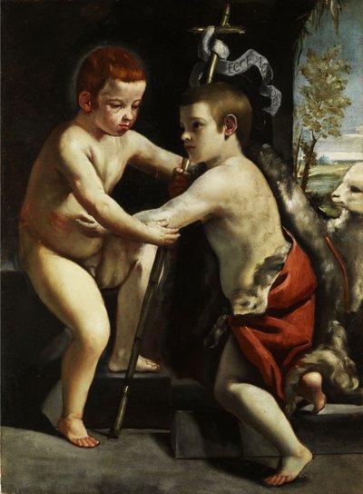 Child Jesus with John the Baptist by Guido Cagnacci